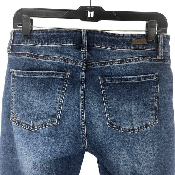 Kut From The Kloth Catherine Boyfriend Jeans Women's Size 2 Medium Wash Denim - Picture 7 of 10